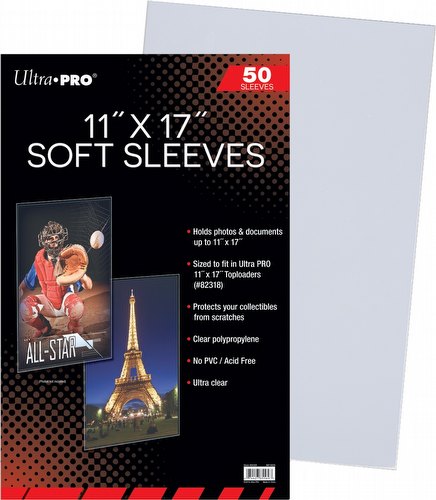 Ultra Pro 11" x 17" Soft Sleeves Pack