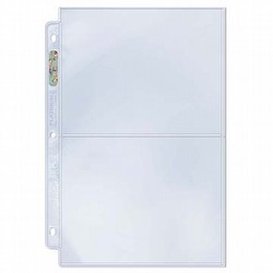 Ultra Pro 2-pocket Plastic Pages Box [100 pages]