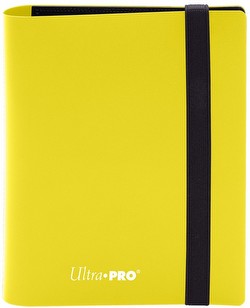 Ultra Pro 2-Pocket Pro Eclipse Binder - Lemon Yellow