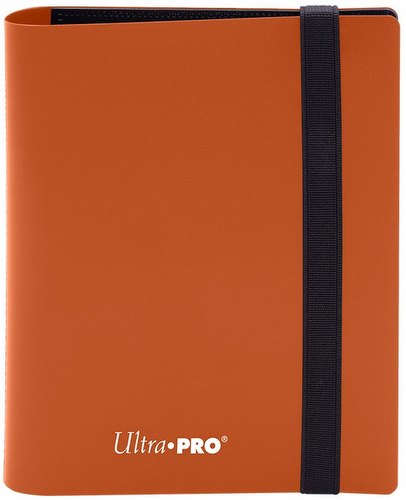 Ultra Pro 2-Pocket Pro Eclipse Binder - Pumpkin Orange