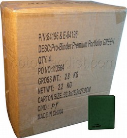 Ultra Pro 9-Pocket Premium Pro Green Binder Case [4 binders]