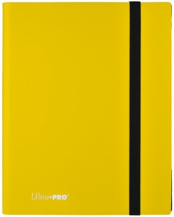 Ultra Pro Eclipse Lemon Yellow 9-Pocket Pro Binder