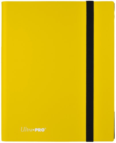 Ultra Pro Eclipse Lemon Yellow 9-Pocket Pro Binder