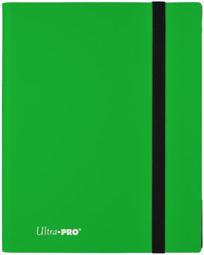 Ultra Pro Eclipse Lime Green 9-Pocket Pro Binder
