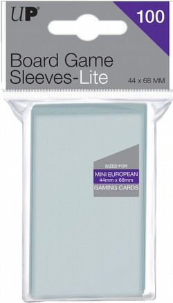 Ultra Pro Lite Mini European Board Game Sleeves Box [44mm x 68mm]