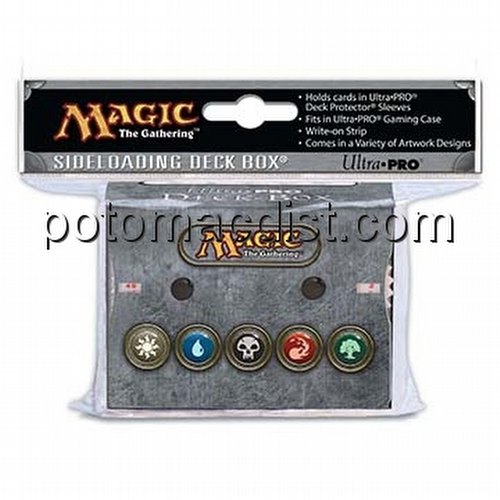 Ultra Pro Deck Box - Magic: The Gathering Mana 3 All Symbols Side Load with Dual Life Counter