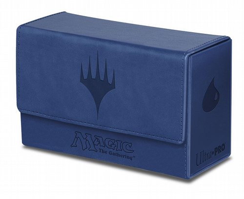 Ultra Pro Magic Mana Matte Blue Dual Flip Box Deck Box