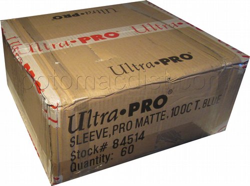 Ultra Pro Pro-Matte Standard Size Deck Protectors Case - Blue [60 packs]