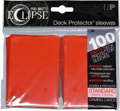 Ultra Pro Pro-Matte Eclipse Chroma Fusion Standard Size Deck Protectors Pack - Apple Red