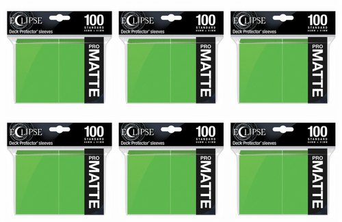 Ultra Pro Pro-Matte Eclipse Standard Size Deck Protectors Box - Lime Green