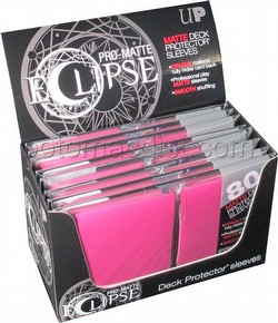 Ultra Pro Pro-Matte Eclipse Standard Size Deck Protectors Box - Pink [80 sleeves/pack]