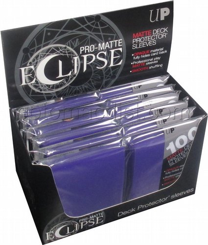 Ultra Pro Pro-Matte Eclipse Chroma Fusion Standard Size Deck Protectors Box - Royal Purple