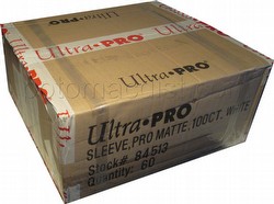 Ultra Pro Pro-Matte Standard Size Deck Protectors Case - White [60 packs]