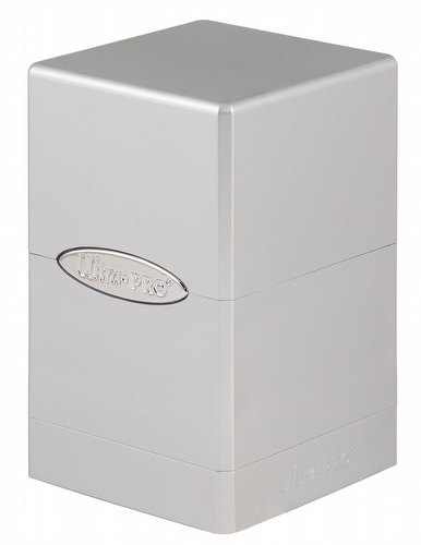Ultra Pro Satin Tower Metallic Silver Deck Box