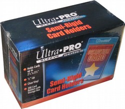 Ultra Pro Semi-Rigid Card Holders Box [200 Semi-Rigids]