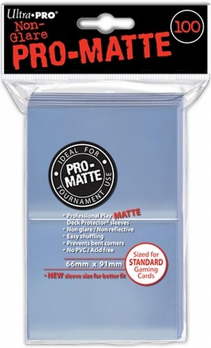 Ultra Pro Pro-Matte Standard Size Deck Protectors Pack - Clear