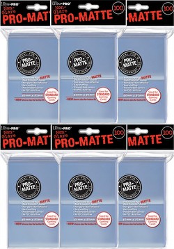 Ultra Pro Pro-Matte Standard Size Deck Protectors - Clear [6 packs]
