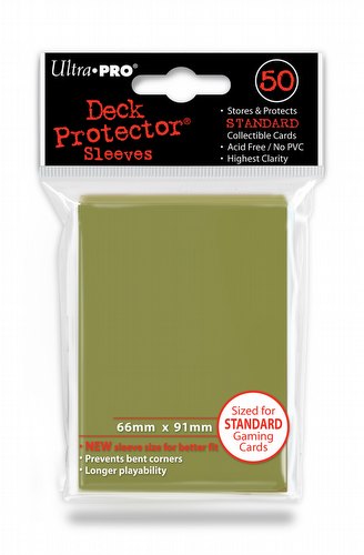 Ultra Pro Standard Size Deck Protectors Pack - Metallic Gold