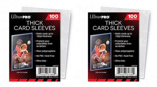 Ultra Pro Thick Card Sleeves [2 packs]