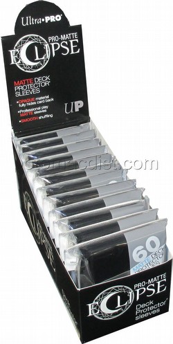 Ultra Pro Pro-Matte Eclipse Chroma Fusion Small/Yu-Gi-Oh Size Deck Protectors Box - Black