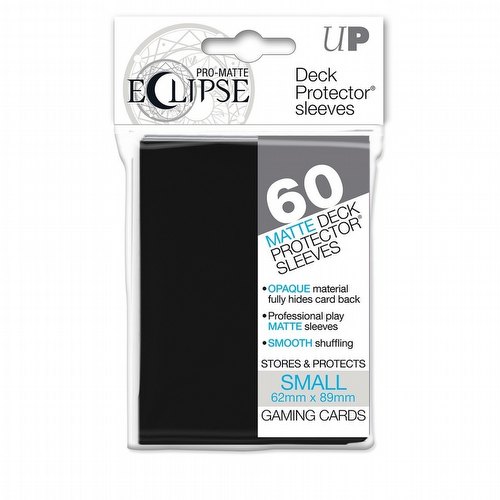Ultra Pro Pro-Matte Eclipse Chroma Fusion Small/Yu-Gi-Oh Size Deck Protectors - Black [4 packs]