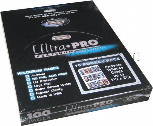 Ultra Pro 15-Pocket Pages Box [100 pages]