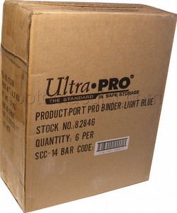 Ultra Pro 9-Pocket Light Blue Pro Binder Case [6 binders]