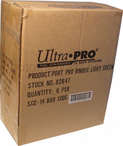 Ultra Pro 9-Pocket Light Green Pro Binder Case [6 binders]