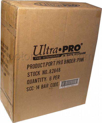 Ultra Pro 9-Pocket Pink Pro Binder Case [6 binders]