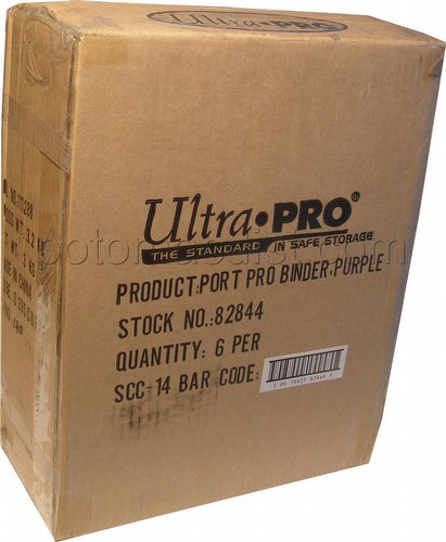 Ultra Pro 9-Pocket Purple Pro Binder Case [6 binders]