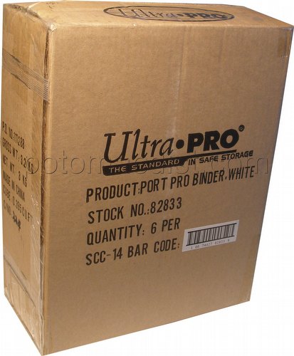 Ultra Pro 9-Pocket White Pro Binder Case [6 binders]