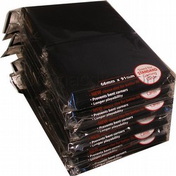 Ultra Pro Standard Size Deck Protectors - Black [6 packs/66mm x 91 mm]