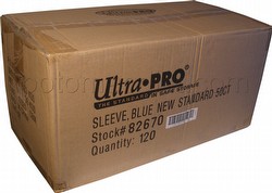 Ultra Pro Standard Size Deck Protectors Case - Blue [10 boxes/66mm x 91 mm]