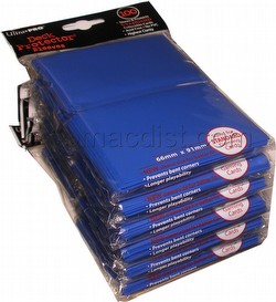 Ultra Pro Standard Size Deck Protectors - Blue [6 packs/66mm x 91 mm]]