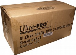 Ultra Pro Standard Size Deck Protectors Case - Green [10 boxes]