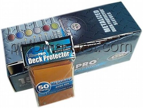 Ultra Pro Std. Met. Deck Protectors - Aztec Sun
