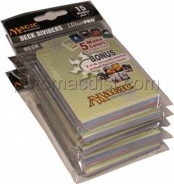 Ultra Pro Magic the Gathering Deck Dividers [5 packs]