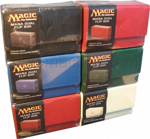 Ultra Pro Magic Mana Mixed Dual Flip Box Deck Box Case [6 deck boxes]