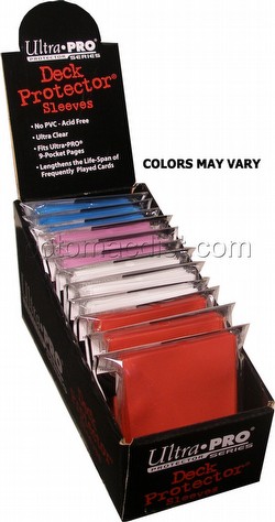 Ultra Pro Standard Size Deck Protectors Box - Mix of Colors [12 packs per box/Our Choice]