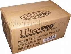 Ultra Pro Magic Mana Blue Flip Box Deck Box Case [6 deck boxes]