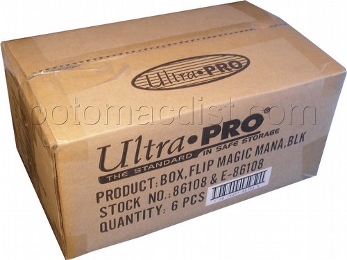 Ultra Pro Magic Matte Black Flip Box Deck Box Case [6]