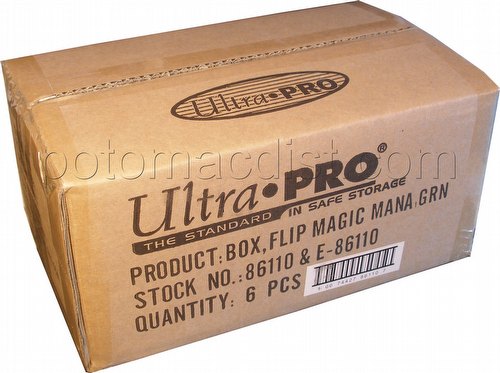 Ultra Pro Magic Matte Green Flip Box Deck Box Case [6]