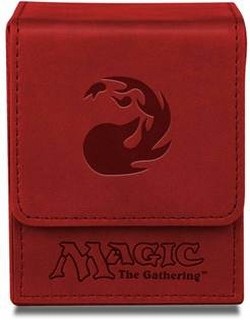 Ultra Pro Magic Matte Red Flip Box Deck Box