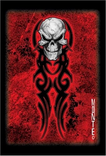 Ultra Pro Standard Size Artist Gallery Deck Protectors Case - Monte Moore Tribal Skull [10 boxes]