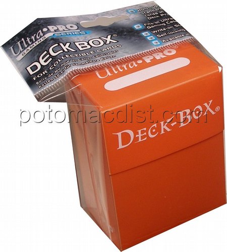Ultra Pro Orange Deck Box Case [30 deck boxes]