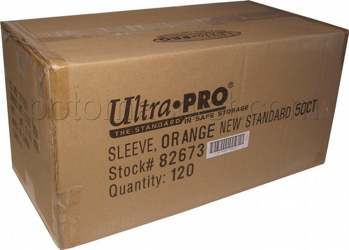 Ultra Pro Standard Size Deck Protectors Case - Orange [10 boxes]