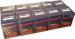 Ultra Pro Blue Pro 100+ Deck Boxes [10 deck boxes]