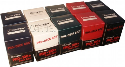 Ultra Pro Mixed Pro 100+ Deck Boxes [10 deck boxes/2 of each color]