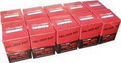 Ultra Pro Red Pro 100+ Deck Boxes [10 deck boxes]