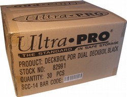 Ultra Pro Pro Dual Black Deck Box Case [30 deck boxes]